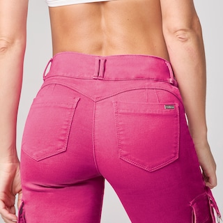 Foto 4 | Foto 4 | Jeans Mezclilla Mujer Pantalon Straight Colombiano Push Up Buenissima Seven Jeans