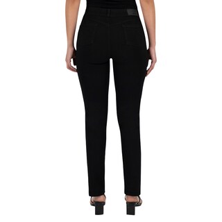 Foto 2 | Foto 2 | Pantalón Recto Britos Jeans Mujer Negro Mezclilla 025376