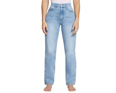 Foto 1 | Foto 1 | Jeans Mezclilla Mujer Recto Cintura Super Alta Seven Jeans