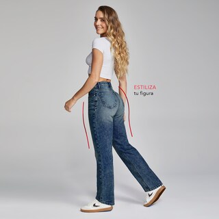 Foto 6 | Foto 6 | Jeans Recto Mujer Cintura Alta Confort Seven Jeans 4241stmo