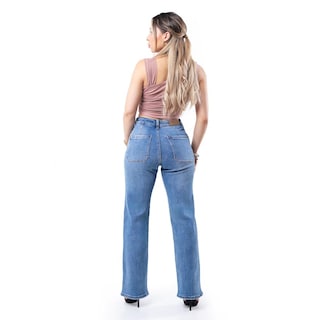 Foto 2 | Foto 2 | Jeans Wide Leg Fit /juvenil, 1502 (mezclilla Tono Claro) Azul