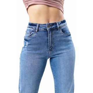 Foto 3 | Foto 3 | Jeans Wide Leg Fit /juvenil, 1502 (mezclilla Tono Claro) Azul