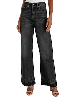 Foto 1 | Foto 1 | Jeans Astylish Para Mujer, Cintura Alta, Pierna Recta, Color Negro - Venta Internacional.