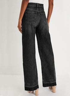 Foto 2 | Foto 2 | Jeans Astylish Para Mujer, Cintura Alta, Pierna Recta, Color Negro - Venta Internacional.