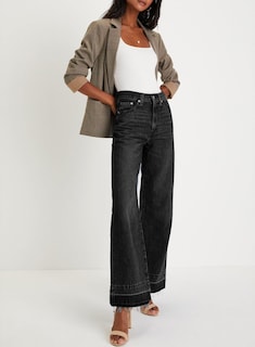 Foto 3 | Foto 3 | Jeans Astylish Para Mujer, Cintura Alta, Pierna Recta, Color Negro - Venta Internacional.