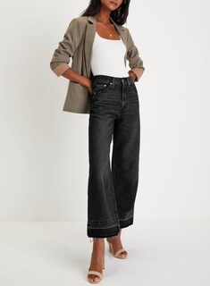 Foto 5 | Foto 5 | Jeans Astylish Para Mujer, Cintura Alta, Pierna Recta, Color Negro - Venta Internacional.