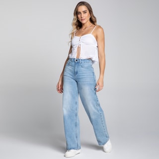 Foto 7 | Foto 7 | Jeans Pierna Ancha Mujer Wide Leg Cintura Alta Seven Jeans 4232stcl