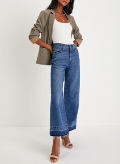 Foto 5 | Foto 5 | Jeans para Mujer Cintura Alta Acampanados Ancha Azul - Venta Internacional