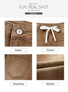 Foto 6 | Foto 6 | Jeans Sidefeel Zimbaplatinum De Pierna Ancha Y Cintura Alta Para Mujer - Venta Internacional.