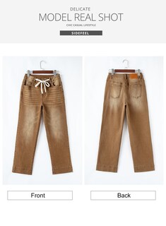 Foto 7 | Foto 7 | Jeans Sidefeel Zimbaplatinum De Pierna Ancha Y Cintura Alta Para Mujer - Venta Internacional.