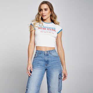 Foto 7 | Foto 7 | Jeans Recto Pierna Ancha Cargo Mujer Cintura Alta 9961stmc