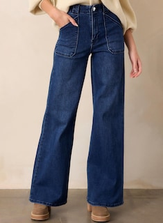 Foto 3 | Foto 3 | Vaqueros Elegantes Para Mujer, Casuales, De Cintura Alta, Rectos, Azul Sucio - Venta Internacional.