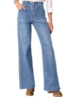Foto 1 | Foto 1 | Jeans Astylish Ashleigh Blue, Holgados De Cintura Alta Para Mujer - Venta Internacional.