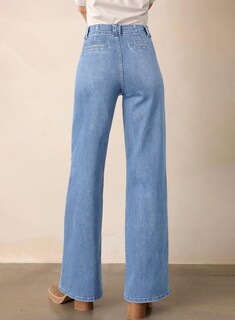 Foto 2 | Foto 2 | Jeans Astylish Ashleigh Blue, Holgados De Cintura Alta Para Mujer - Venta Internacional.