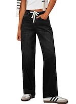 Vaqueros Sidefeel Zimbaplatinum Para Mujer De Cintura Alta Y Pierna Ancha - Venta Internacional.