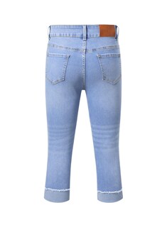 Foto 7 | Foto 7 | Vaqueros Capri Sidefeel Zimbaplatinum De Verano Para Mujer, Azul - Venta Internacional.