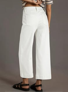Foto 3 | Foto 3 | Jeans Astylish De Mezclilla Blanca Con Pierna Recta Y Pierna Recta Para Mujer - Venta Internacional.