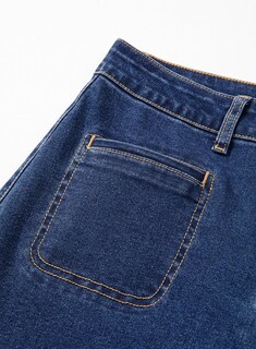 Foto 7 | Foto 7 | Vaqueros Capris Astylish Para Mujer, Cintura Alta, Talla 14 - Venta Internacional.