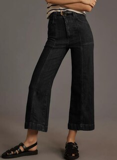 Foto 3 | Foto 3 | Vaqueros Elegantes De Cintura Alta Para Mujer, Rectos, Negros - Venta Internacional.