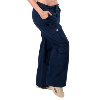 Foto 3 | Foto 3 | Pantalón Cargo Britos Jeans Mujer Azul Marino 024812