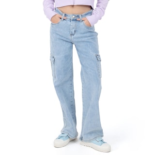 Foto 1 | Foto 1 | Jeans Denim Lady Cargo Para Mujer