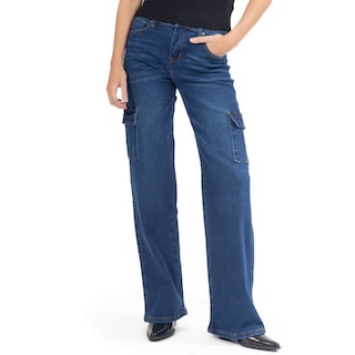 Foto 1 | Foto 1 | Jeans Denim Lady Cargo Para Mujer