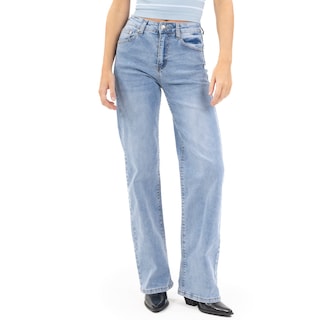 Foto 1 | Foto 1 | Jeans Denim Wide Leg Para Mujer