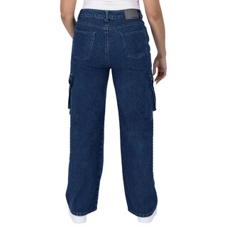 Foto 2 | Foto 2 | Pantalón Cargo Britos Jeans Mujer Mezclilla 025626