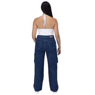 Foto 4 | Foto 4 | Pantalón Cargo Britos Jeans Mujer Mezclilla 025626