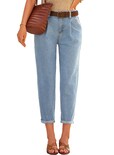 Pantalones Cargo Evaless Baggy Barrel Jeans Para Mujer, Talla 18 - Venta Internacional.