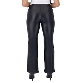 Foto 2 | Foto 2 | Pantalón Recto Britos Jeans Mujer Negro Vinipiel 025811