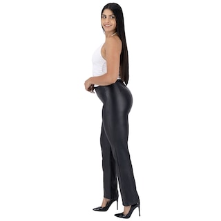 Foto 7 | Foto 7 | Pantalón Recto Britos Jeans Mujer Negro Vinipiel 025811