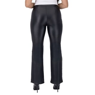 Foto 2 | Foto 2 | Pantalón Recto Britos Jeans Mujer Negro Vinipiel 025811