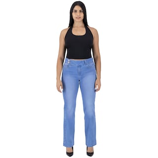Foto 3 | Foto 3 | Pantalón Recto Britos Jeans Mezclilla 025812 para Mujer