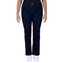 Pantalón Recto Britos Jeans Mujer Mezclilla Azul 025712