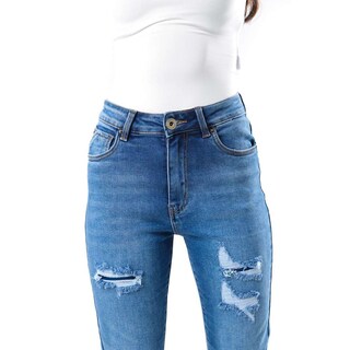 Foto 3 | Foto 3 | Jeans De Corte Recto /juvenil 3846 (azul Medio) Azul