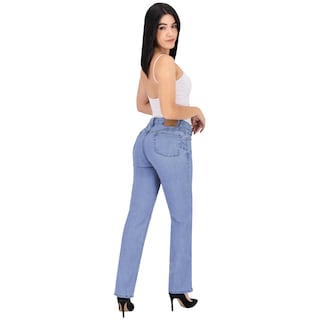 Foto 4 | Foto 4 | Pantalón Recto Britos Jeans Mujer Mezclilla Azul 025710