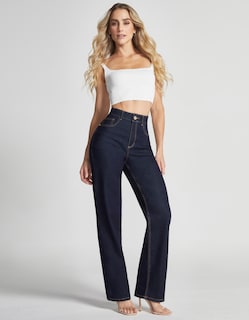 Foto 6 | Foto 6 | Jeans Mujer Recto Cintura Super Alta 0075indi Seven Jeans