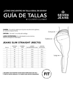 Foto 7 | Foto 7 | Jeans Mujer Recto Cintura Super Alta 0075indi Seven Jeans