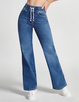 Jeans Mujer Pierna Ancha Cintura Alta Push Up 9922stme Seven Jeans