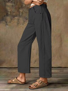 Foto 4 | Foto 4 | Jeans Flamingals Para Mujer Cintura Media Corte Recto Talla M - Venta Internacional.