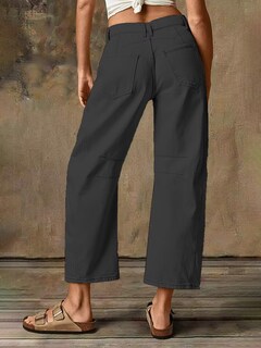 Foto 5 | Foto 5 | Jeans Flamingals Para Mujer Cintura Media Corte Recto Talla M - Venta Internacional.