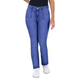 Foto 1 | Foto 1 | Pantalón Recto Britos Jeans Mujer Mezclilla Azul 025702