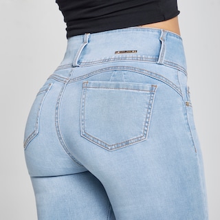 Foto 4 | Foto 4 | Jeans Mezclilla Mujer Super Skinny Colombiano Push Up Buenissima Seven Jeans