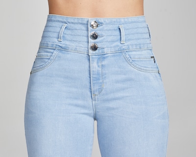 Foto 4 | Foto 4 | Jeans Mezclilla Mujer Super Skinny Colombiano Push Up Buenissima Seven Jeans