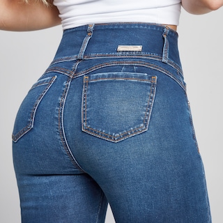 Foto 4 | Foto 4 | Jeans Mujer Super Skinny Colombiano Push Up Buenissima Seven Jeans