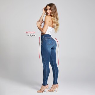 Foto 6 | Foto 6 | Jeans Mujer Super Skinny Colombiano Push Up Buenissima Seven Jeans