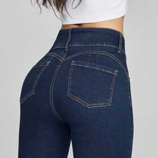 Foto 4 | Foto 4 | Jeans Super Skinny Mujer Push Up Cintura Medio Seven Jeans 1170