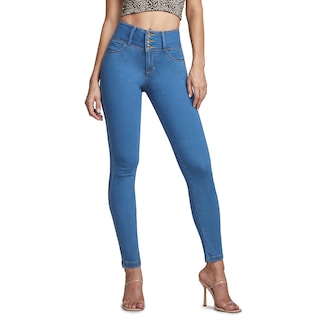 Foto 1 | Foto 1 | Jeans Super Skinny Mujer Push Up Cintura Alta Seven Jeans 0117stme