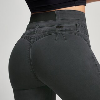Foto 4 | Foto 4 | Jeans Push Up Mujer Super Skinny Cintura Alta Seven Jeans 5040gris